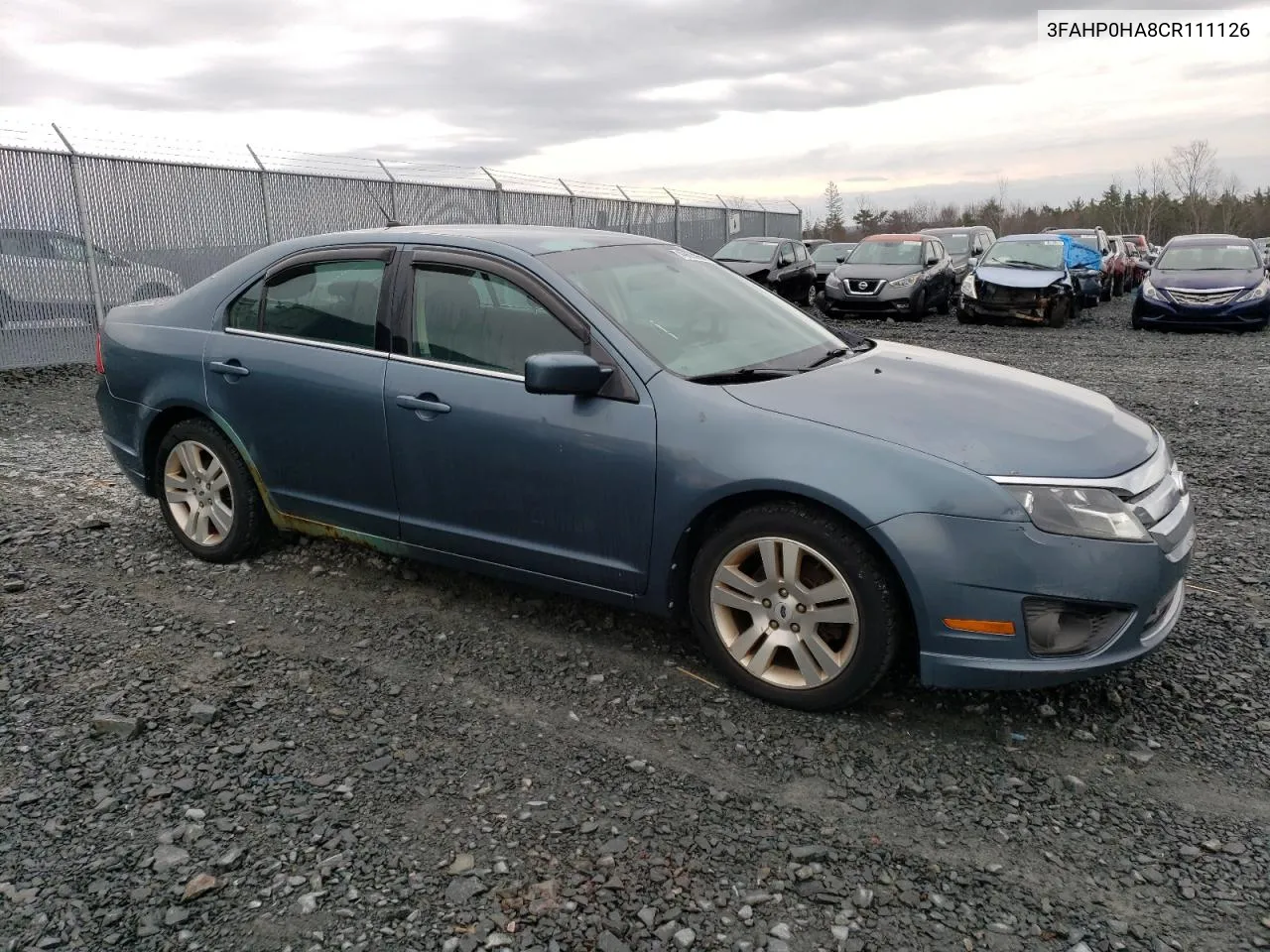 2012 Ford Fusion Se VIN: 3FAHP0HA8CR111126 Lot: 49893904