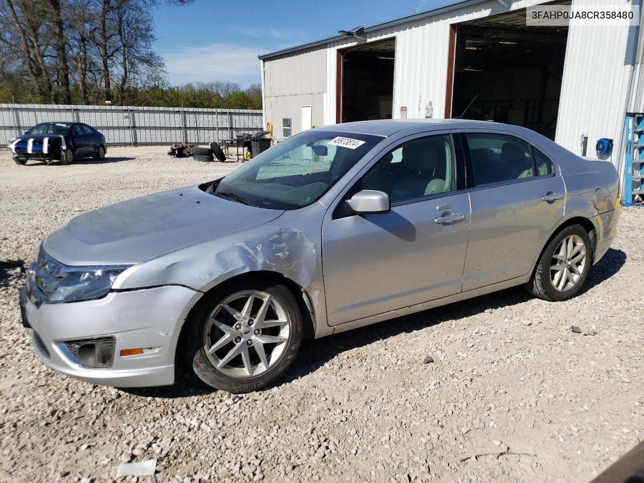 2012 Ford Fusion Sel VIN: 3FAHP0JA8CR358480 Lot: 49973814