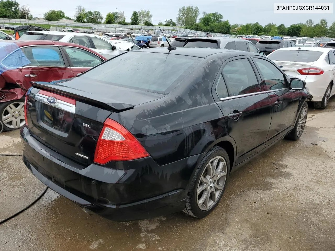 2012 Ford Fusion Sel VIN: 3FAHP0JGXCR144031 Lot: 52932384