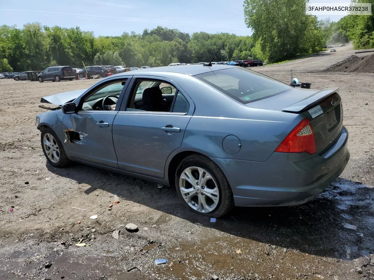 2012 Ford Fusion Se VIN: 3FAHP0HA5CR378238 Lot: 54833124