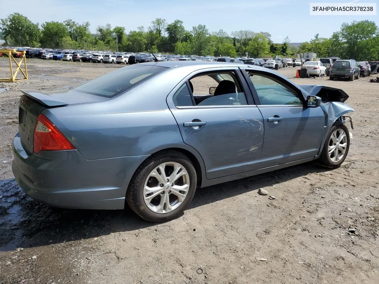 2012 Ford Fusion Se VIN: 3FAHP0HA5CR378238 Lot: 54833124