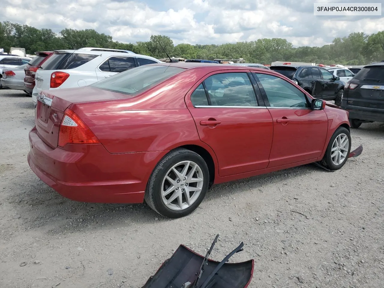 2012 Ford Fusion Sel VIN: 3FAHP0JA4CR300804 Lot: 57277004