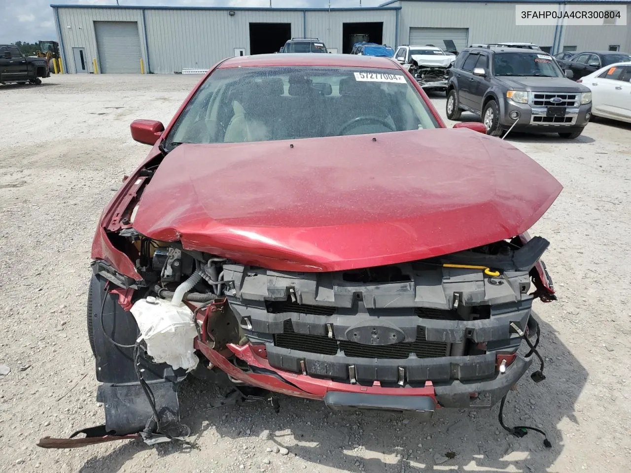 2012 Ford Fusion Sel VIN: 3FAHP0JA4CR300804 Lot: 57277004