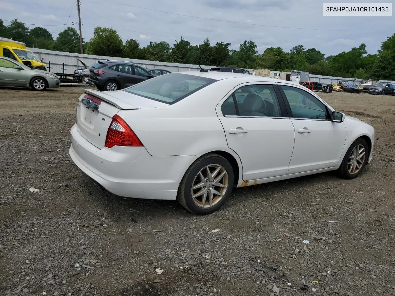 2012 Ford Fusion Sel VIN: 3FAHP0JA1CR101435 Lot: 57505704