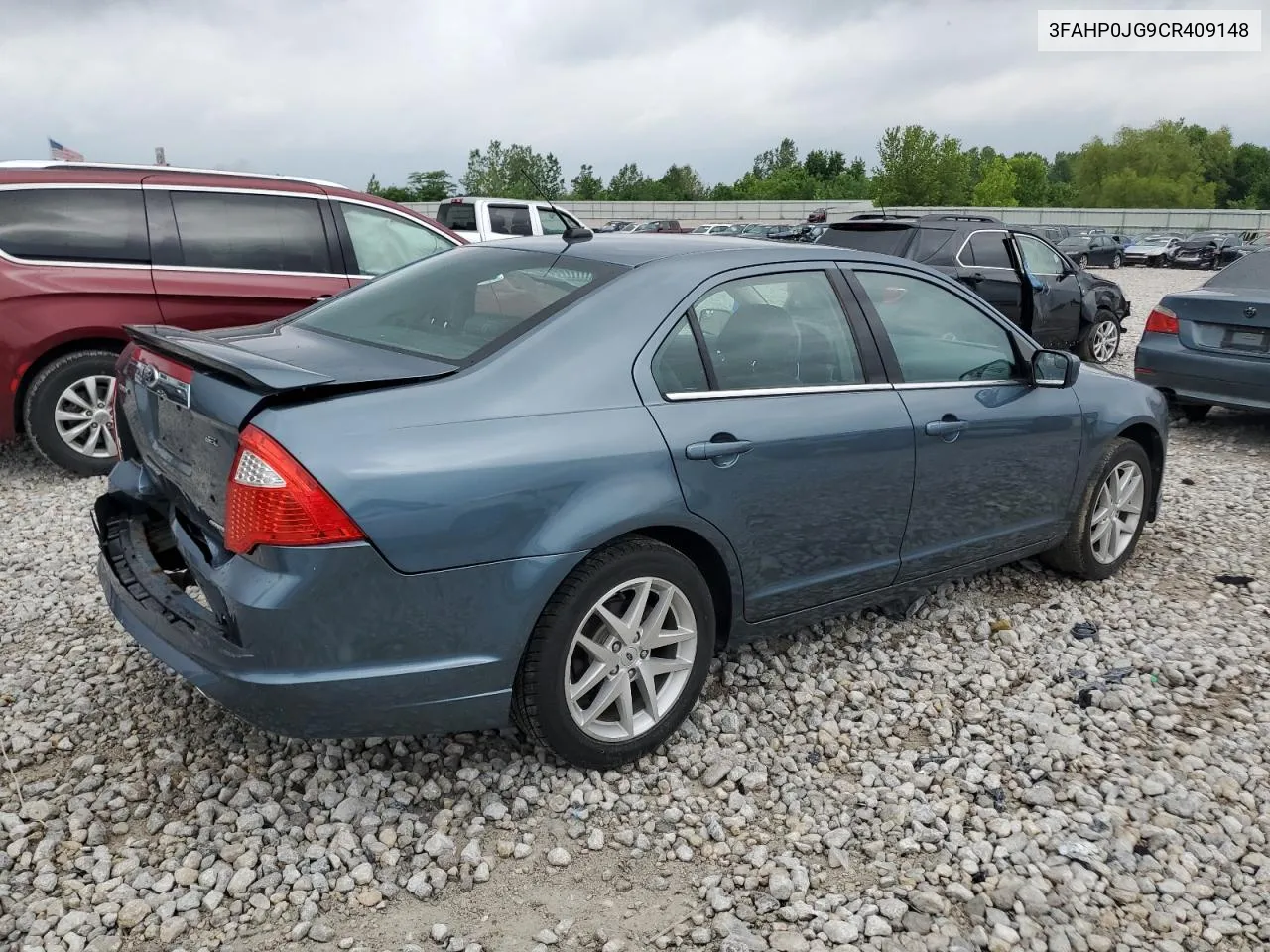 2012 Ford Fusion Sel VIN: 3FAHP0JG9CR409148 Lot: 57620774