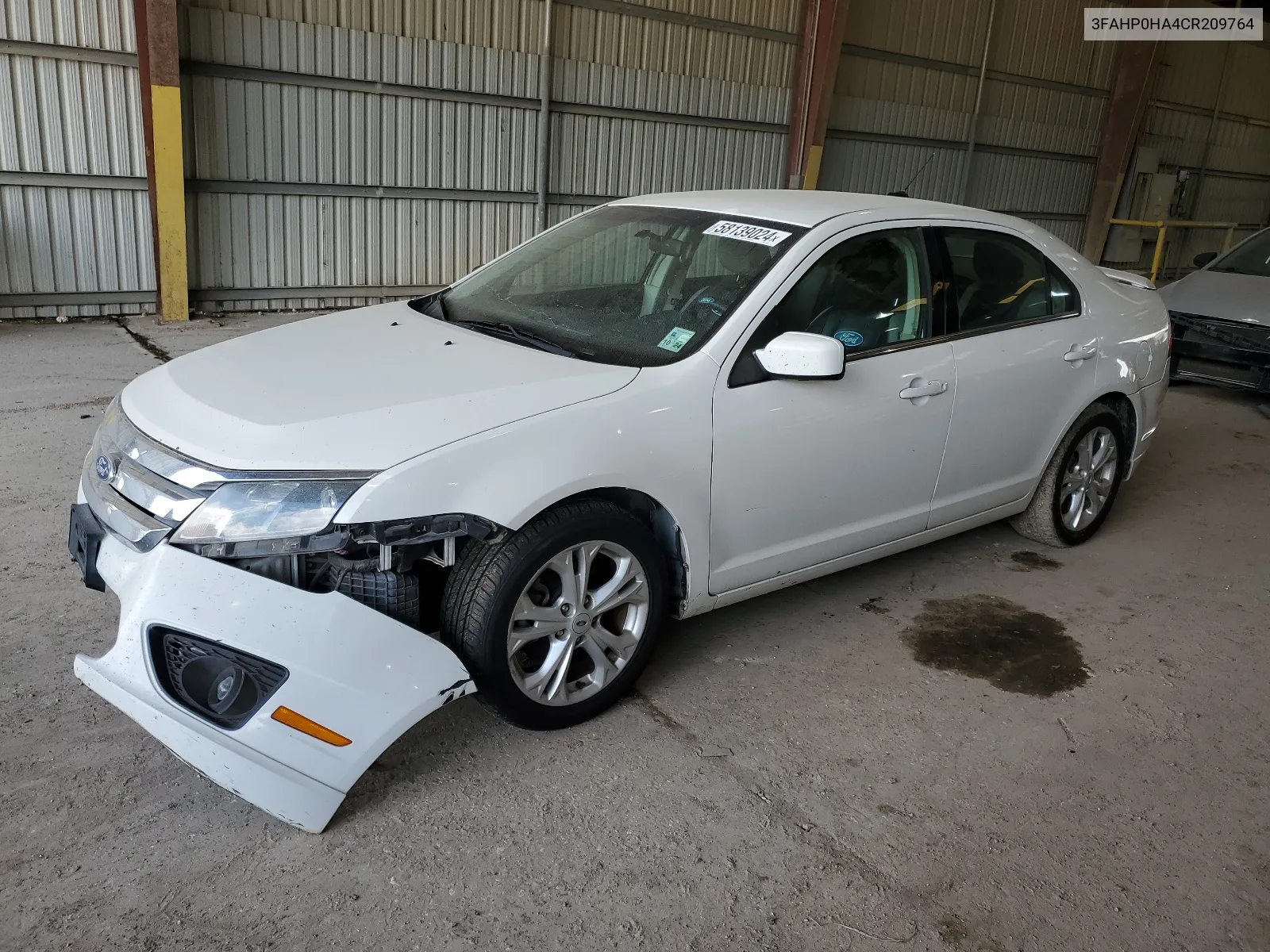 3FAHP0HA4CR209764 2012 Ford Fusion Se