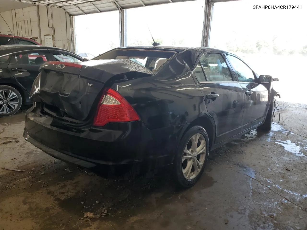 2012 Ford Fusion Se VIN: 3FAHP0HA4CR179441 Lot: 59159574