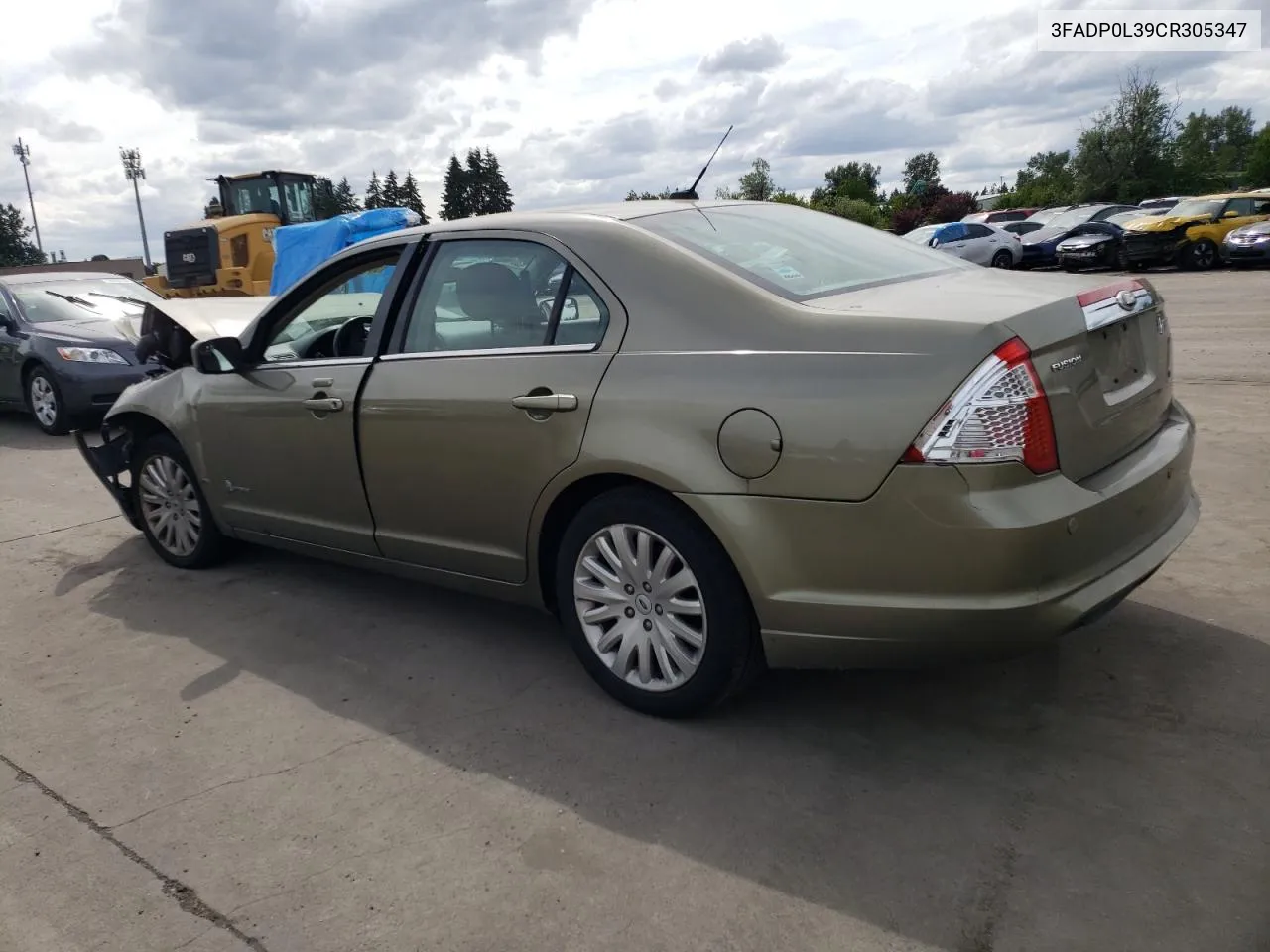 2012 Ford Fusion Hybrid VIN: 3FADP0L39CR305347 Lot: 59169744