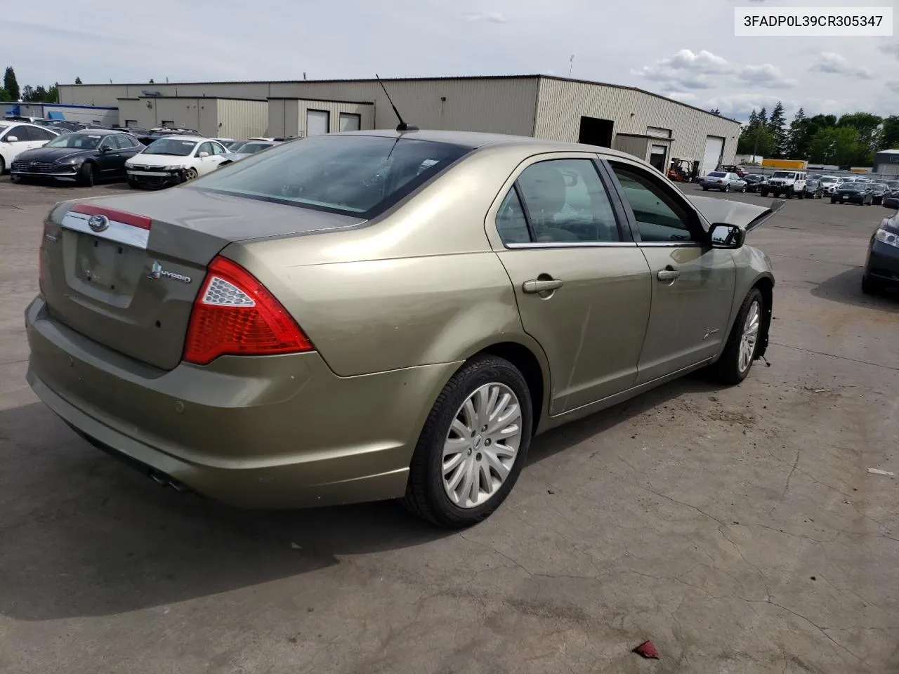 2012 Ford Fusion Hybrid VIN: 3FADP0L39CR305347 Lot: 59169744