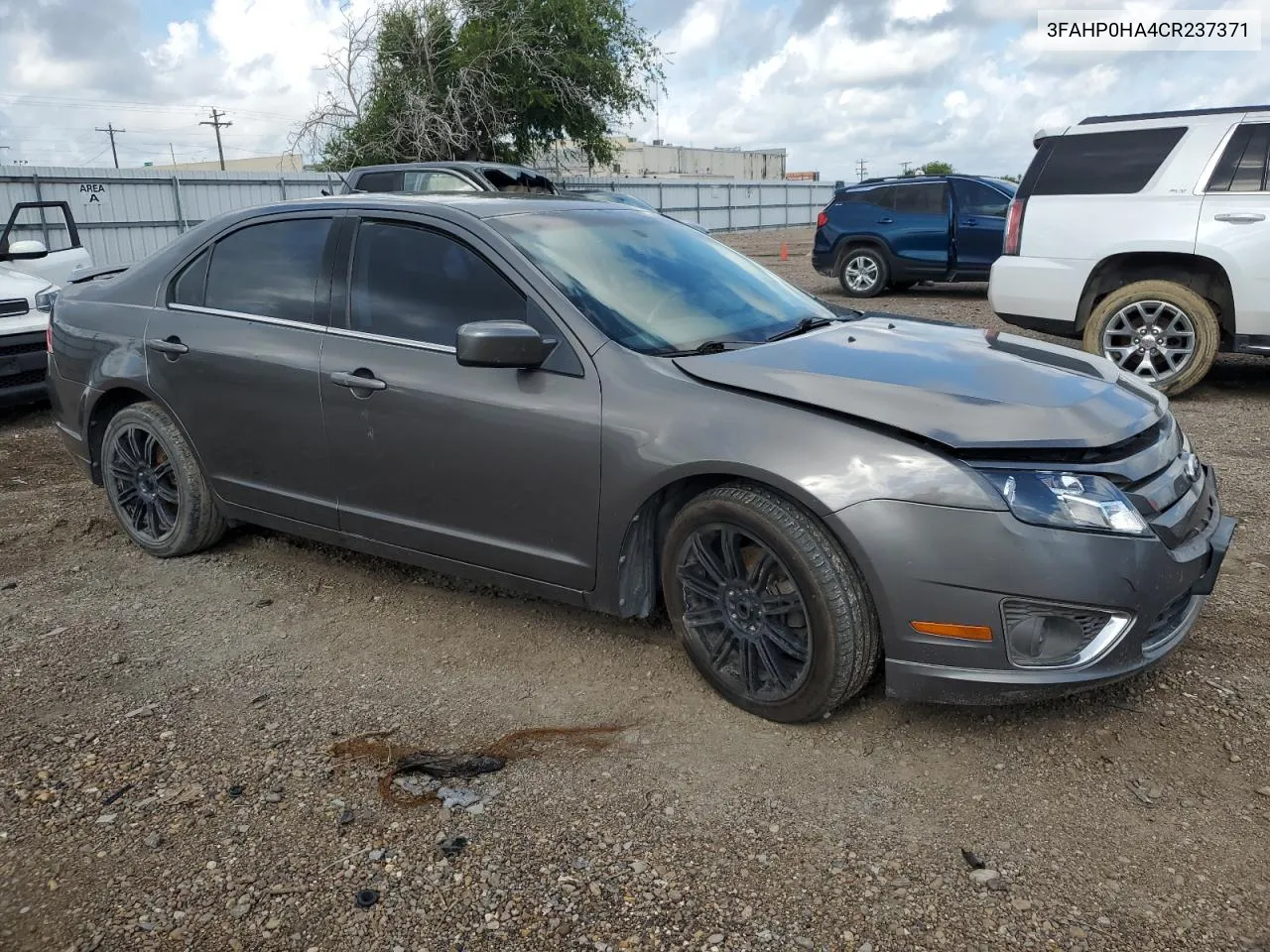 2012 Ford Fusion Se VIN: 3FAHP0HA4CR237371 Lot: 59348634