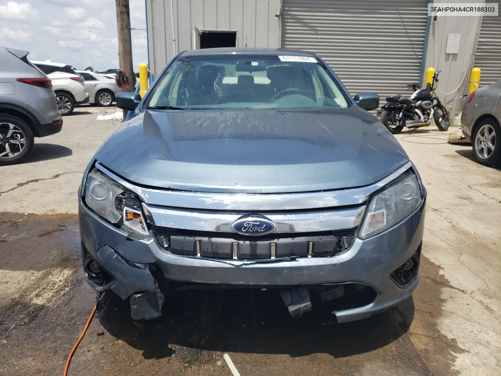 2012 Ford Fusion Se VIN: 3FAHP0HA4CR188303 Lot: 61111804