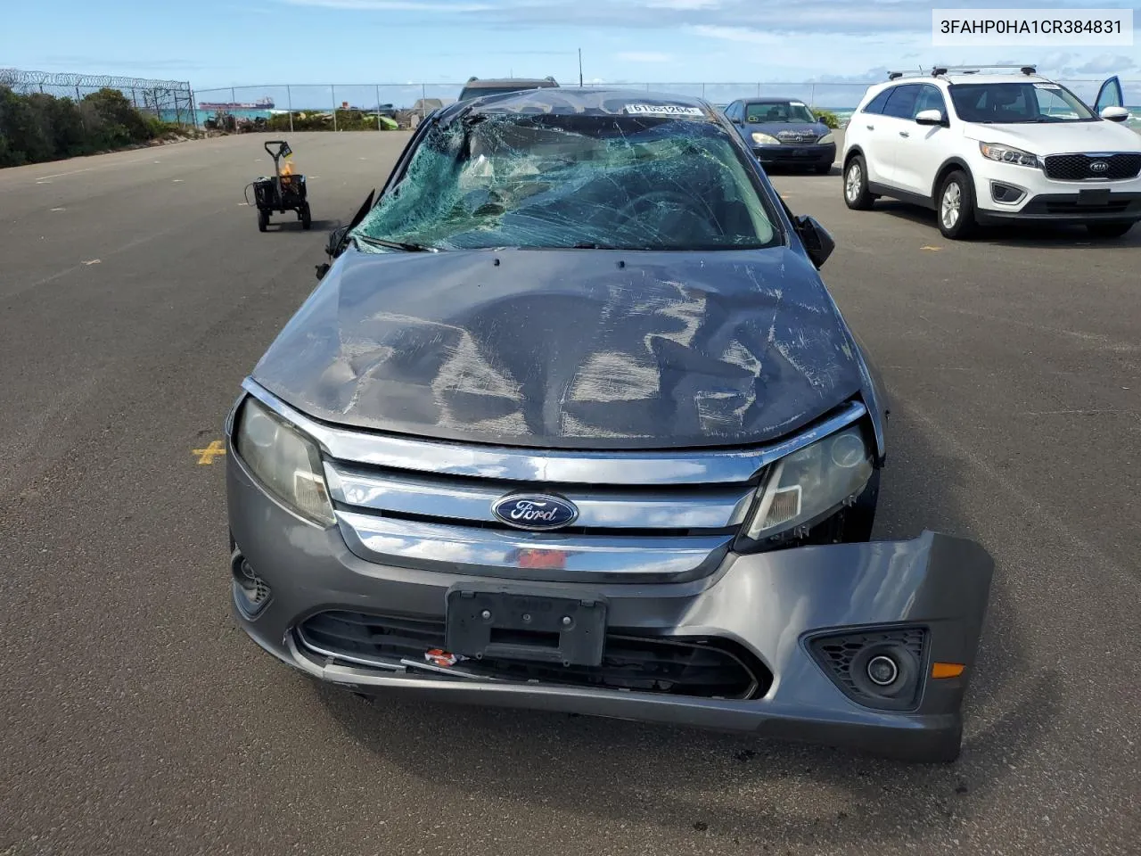 2012 Ford Fusion Se VIN: 3FAHP0HA1CR384831 Lot: 61531264