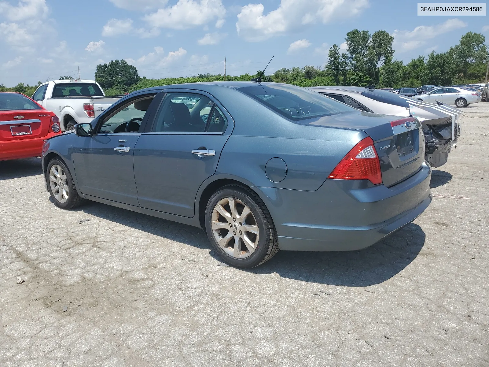 2012 Ford Fusion Sel VIN: 3FAHP0JAXCR294586 Lot: 61951514