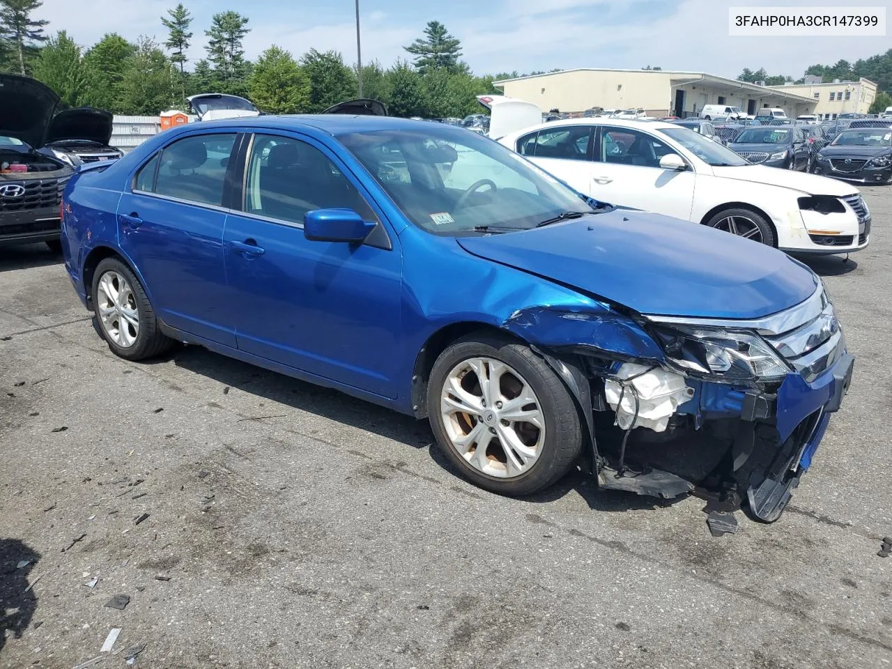 3FAHP0HA3CR147399 2012 Ford Fusion Se