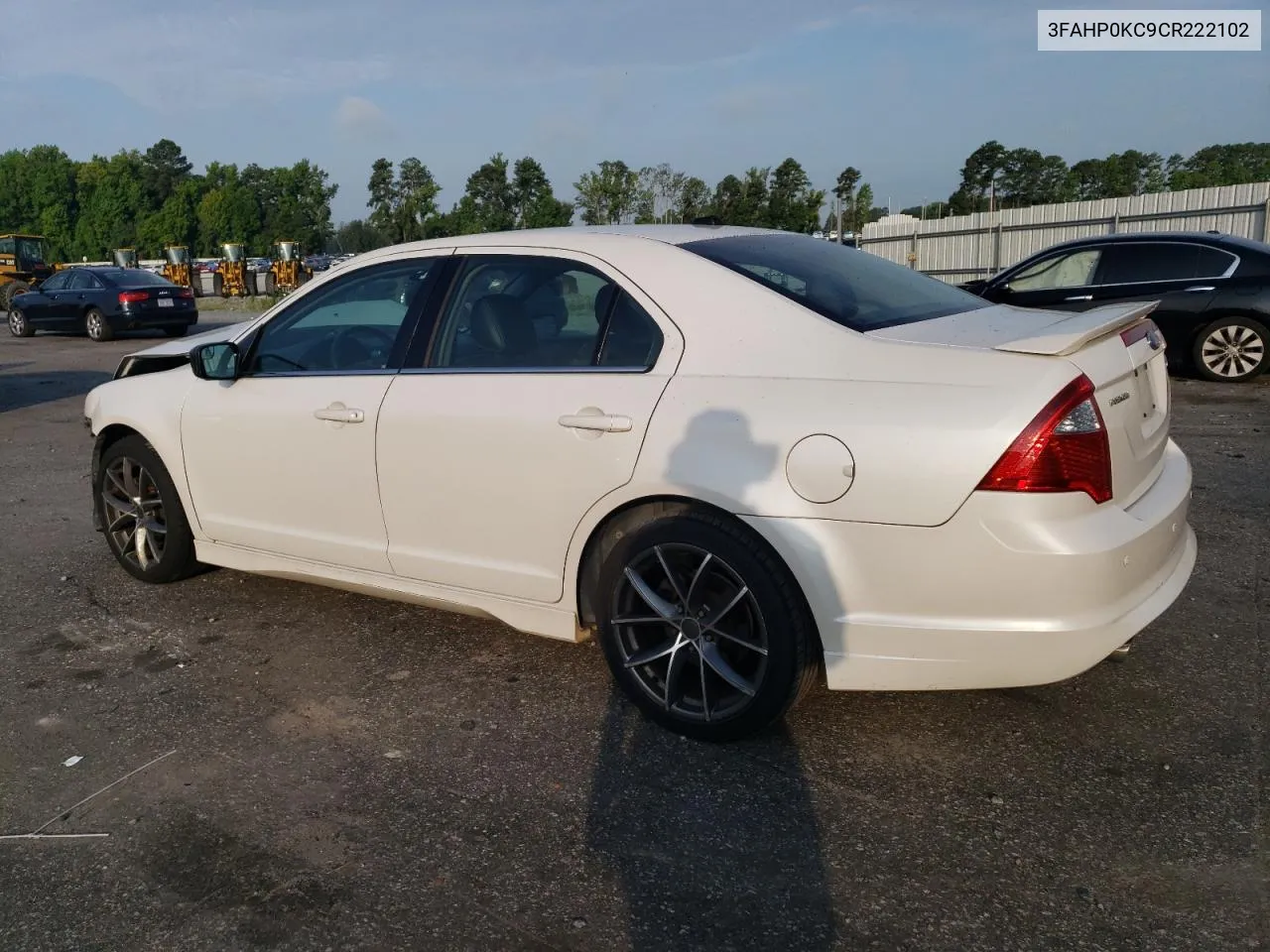 2012 Ford Fusion Sport VIN: 3FAHP0KC9CR222102 Lot: 63591404