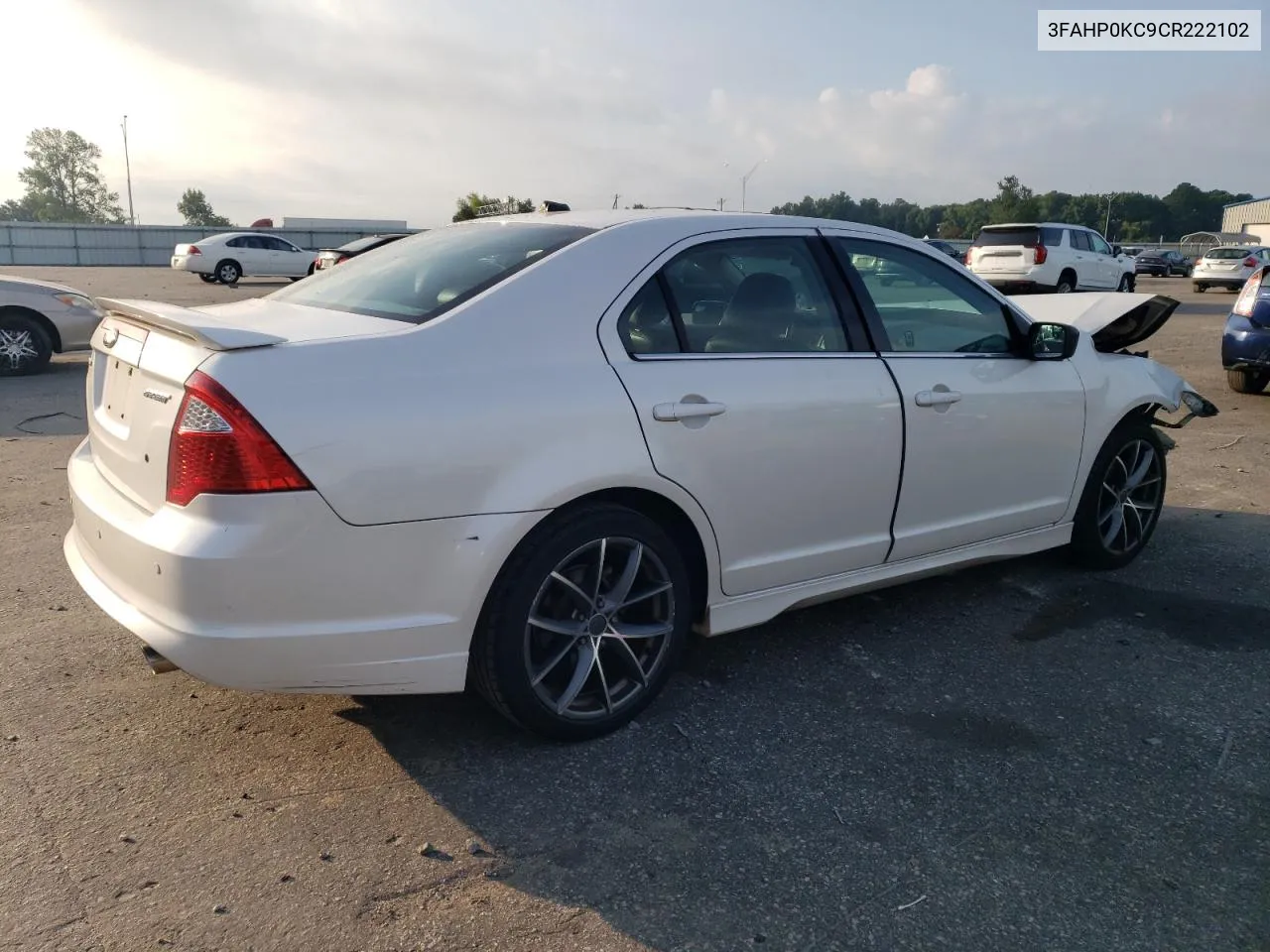 2012 Ford Fusion Sport VIN: 3FAHP0KC9CR222102 Lot: 63591404