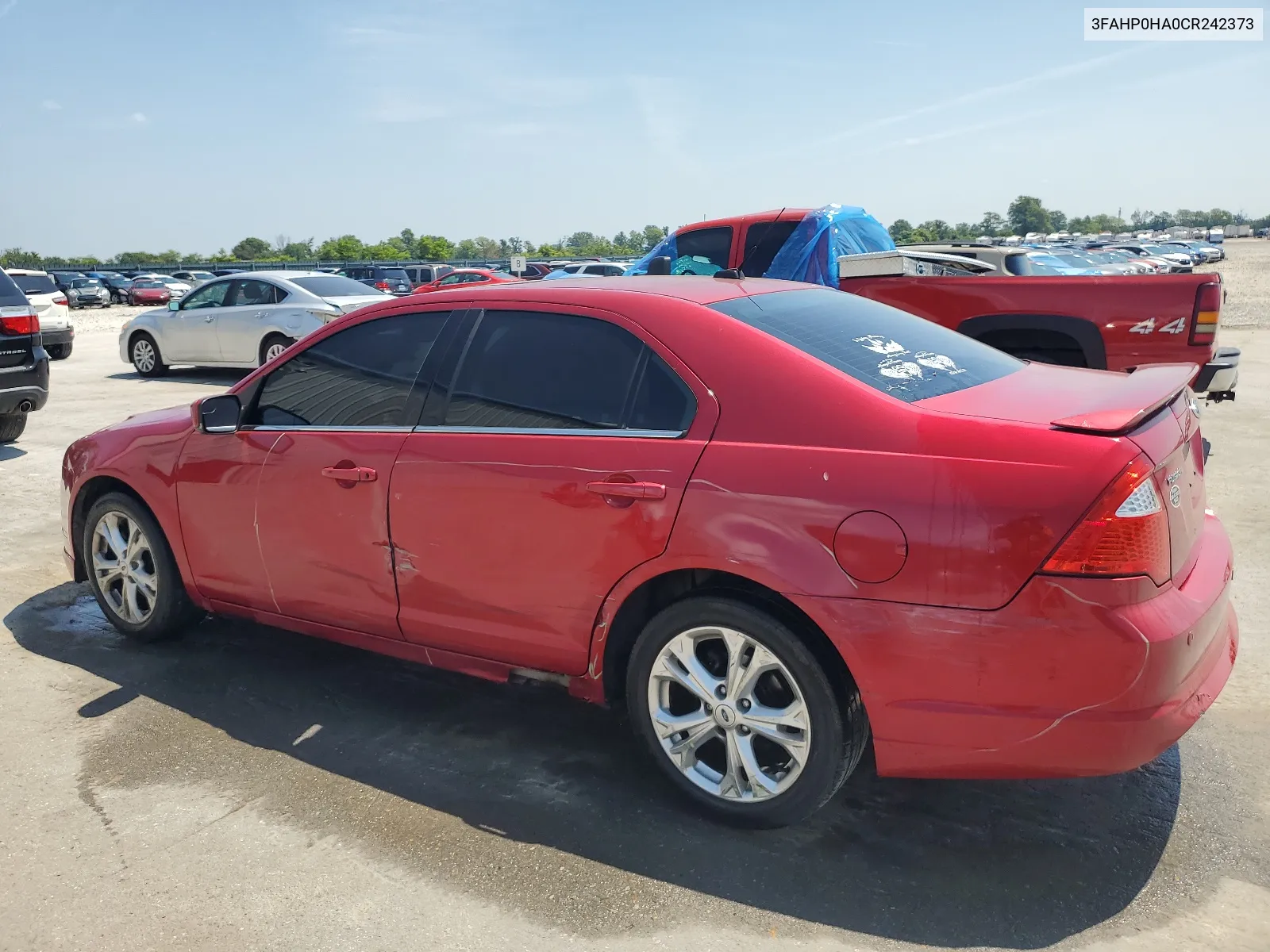 2012 Ford Fusion Se VIN: 3FAHP0HA0CR242373 Lot: 63774544