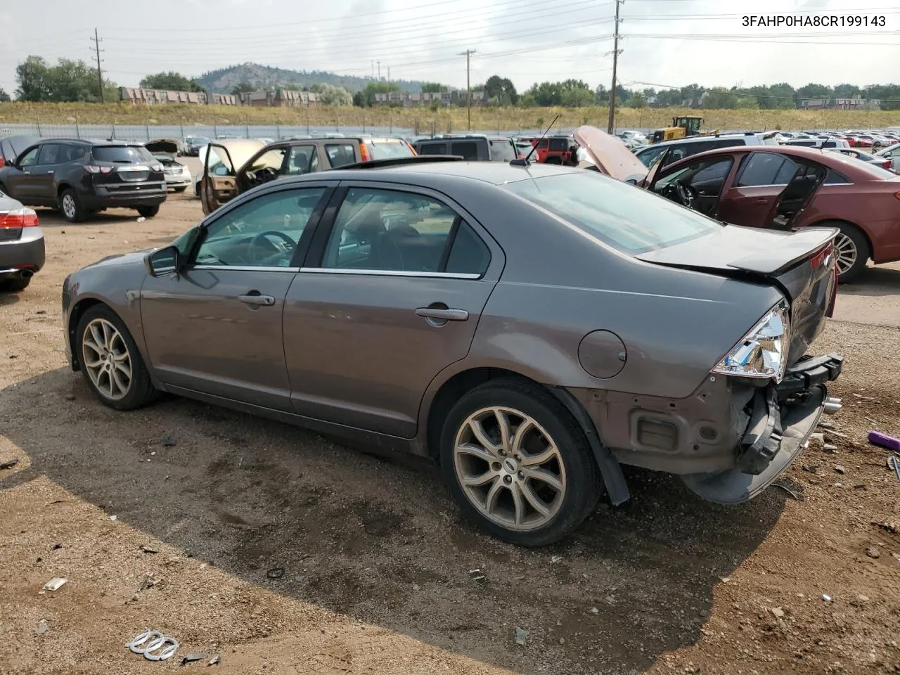 2012 Ford Fusion Se VIN: 3FAHP0HA8CR199143 Lot: 63823754