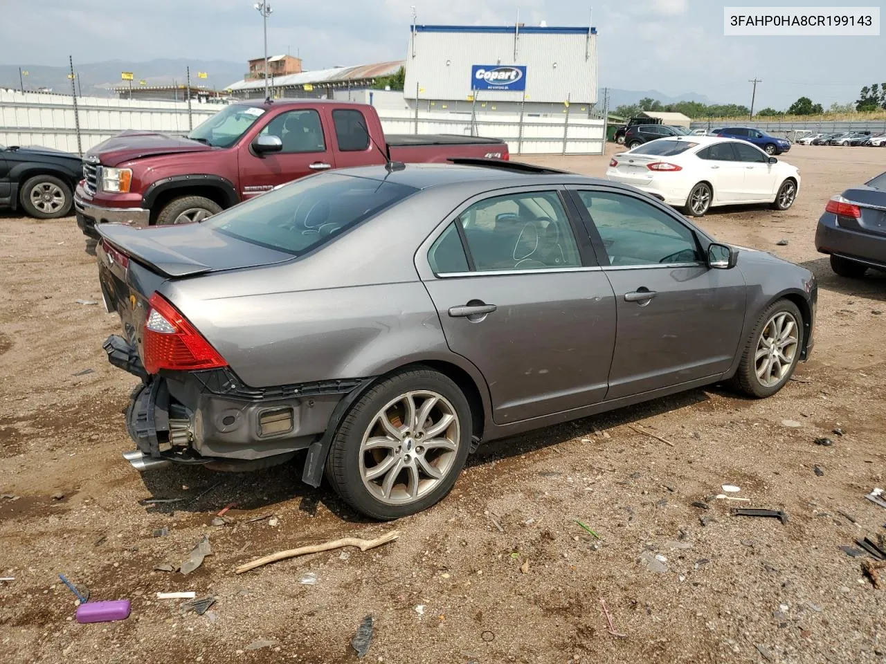 2012 Ford Fusion Se VIN: 3FAHP0HA8CR199143 Lot: 63823754