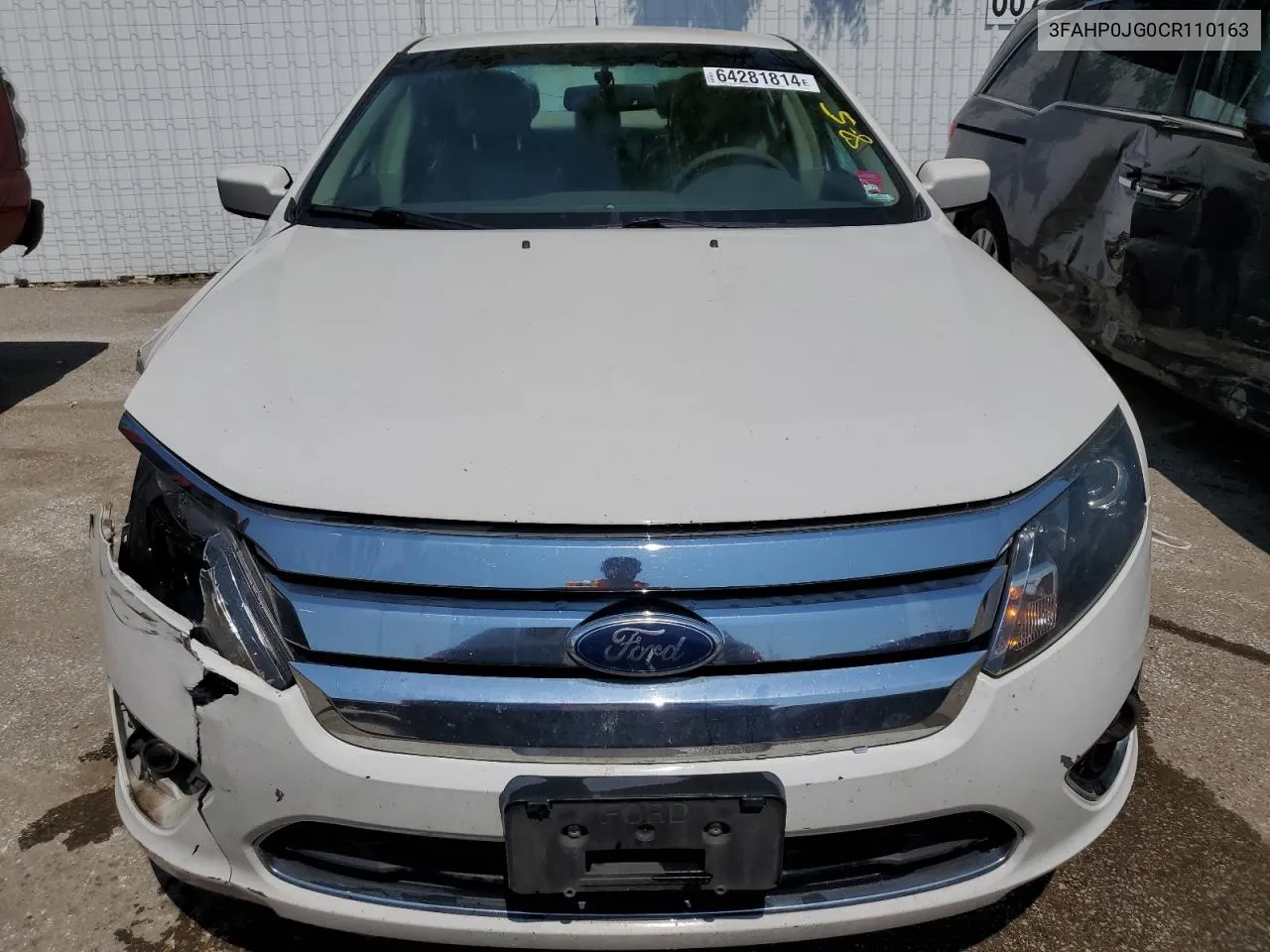 3FAHP0JG0CR110163 2012 Ford Fusion Sel