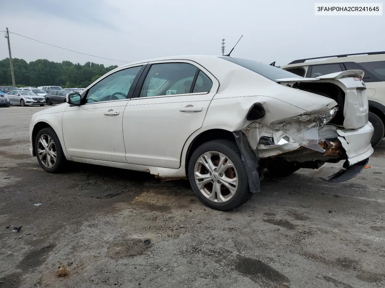 2012 Ford Fusion Se VIN: 3FAHP0HA2CR241645 Lot: 64645414