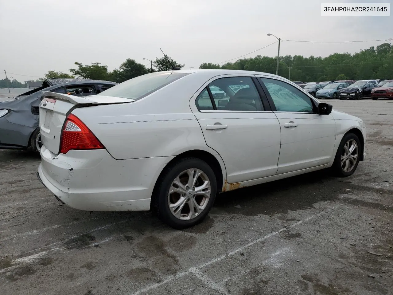 2012 Ford Fusion Se VIN: 3FAHP0HA2CR241645 Lot: 64645414