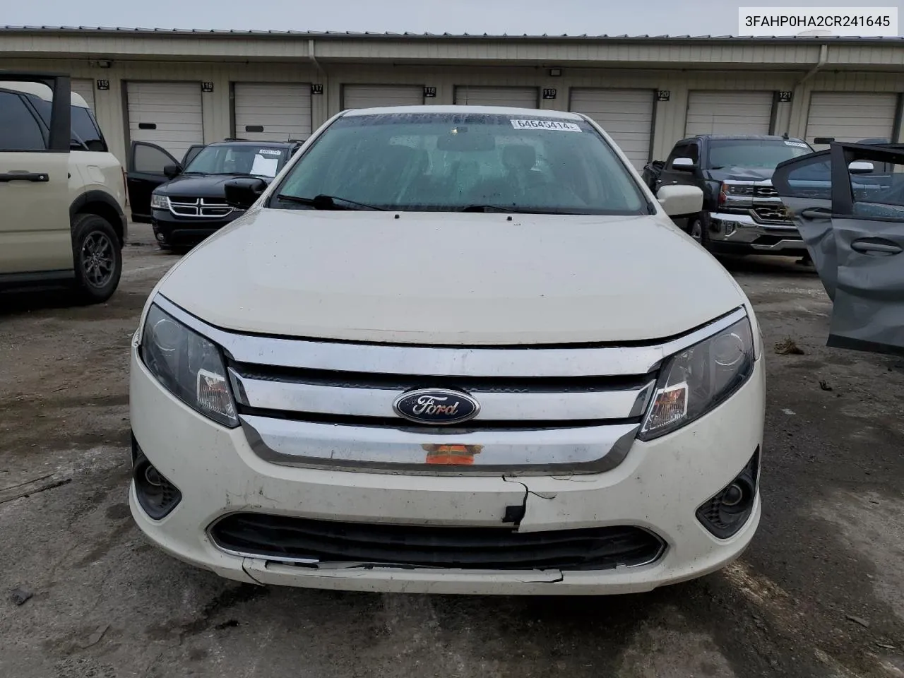 2012 Ford Fusion Se VIN: 3FAHP0HA2CR241645 Lot: 64645414