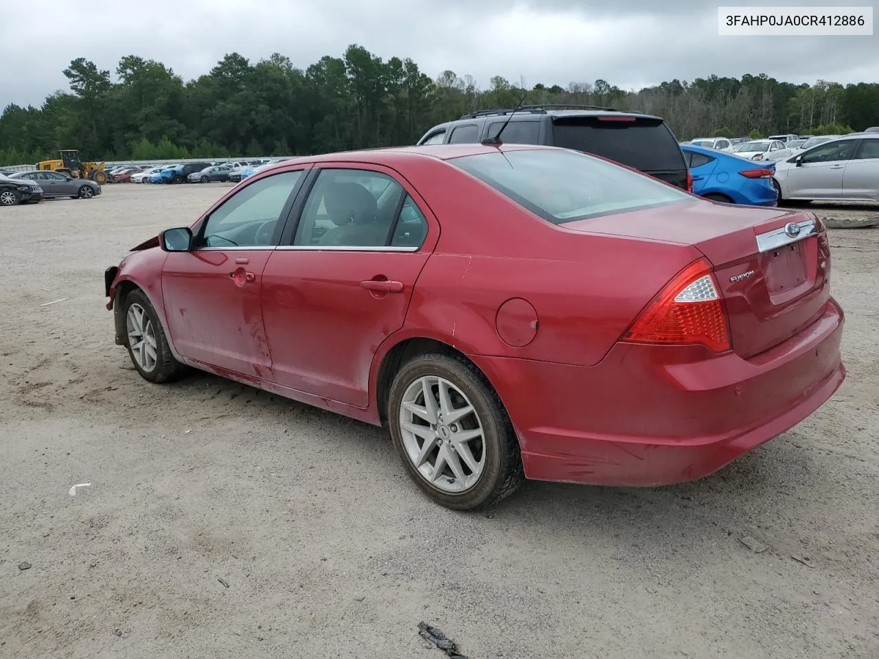 2012 Ford Fusion Sel VIN: 3FAHP0JA0CR412886 Lot: 64667614