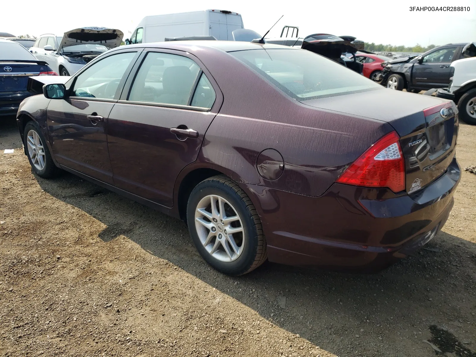 3FAHP0GA4CR288810 2012 Ford Fusion S