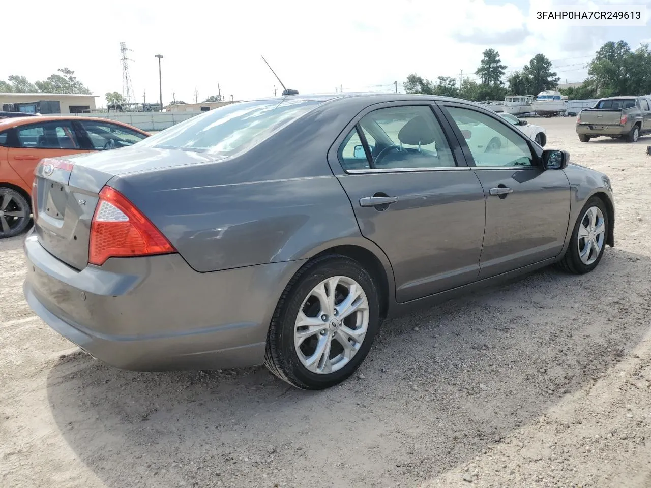 2012 Ford Fusion Se VIN: 3FAHP0HA7CR249613 Lot: 65224824