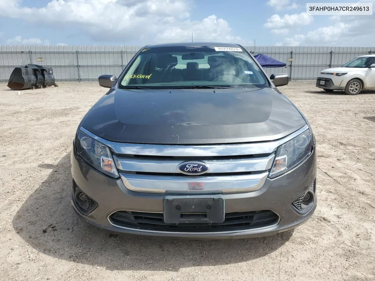 2012 Ford Fusion Se VIN: 3FAHP0HA7CR249613 Lot: 65224824