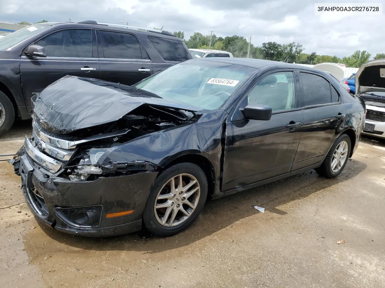 2012 Ford Fusion S VIN: 3FAHP0GA3CR276728 Lot: 65564764