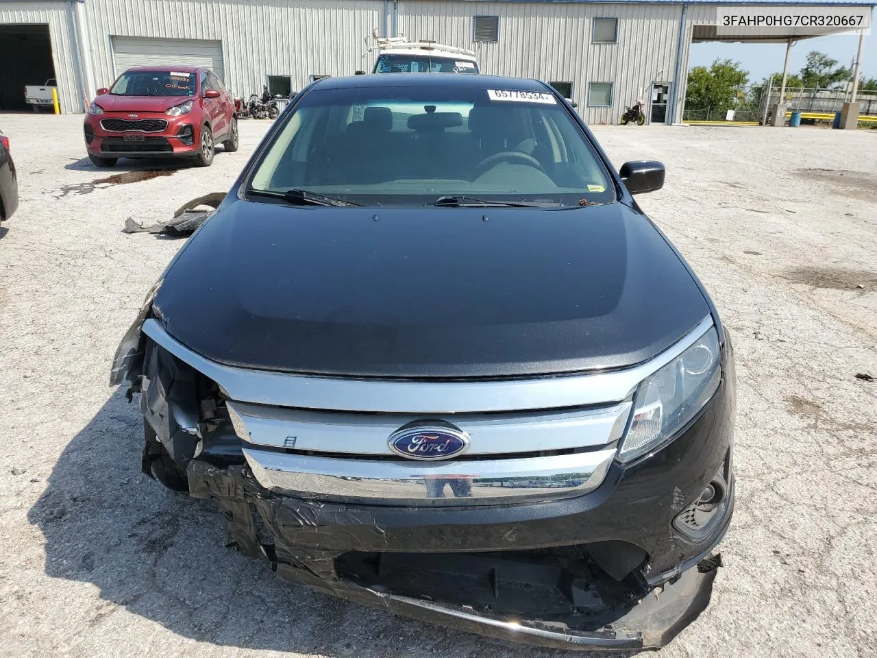 2012 Ford Fusion Se VIN: 3FAHP0HG7CR320667 Lot: 65778534