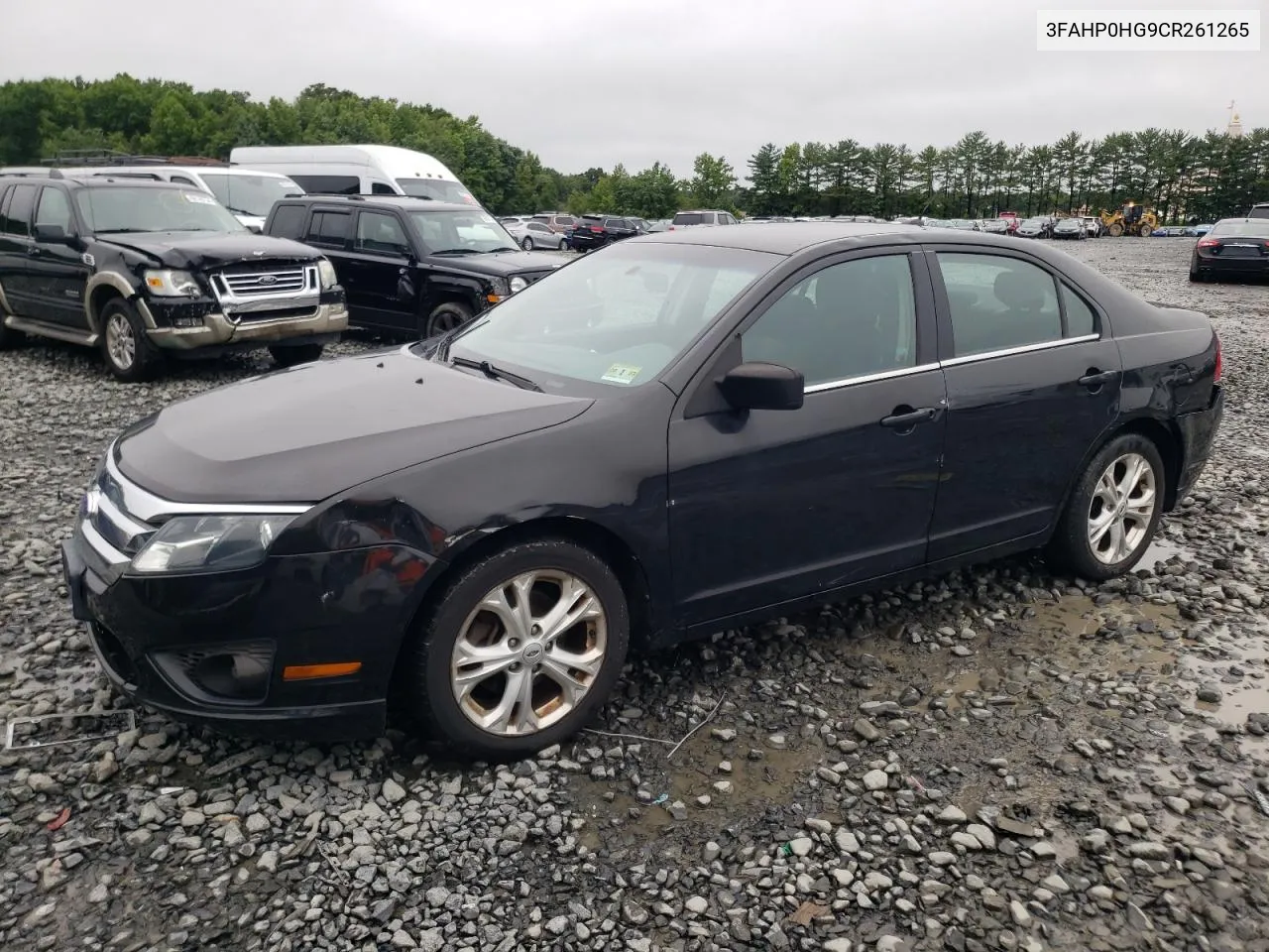 2012 Ford Fusion Se VIN: 3FAHP0HG9CR261265 Lot: 66000564