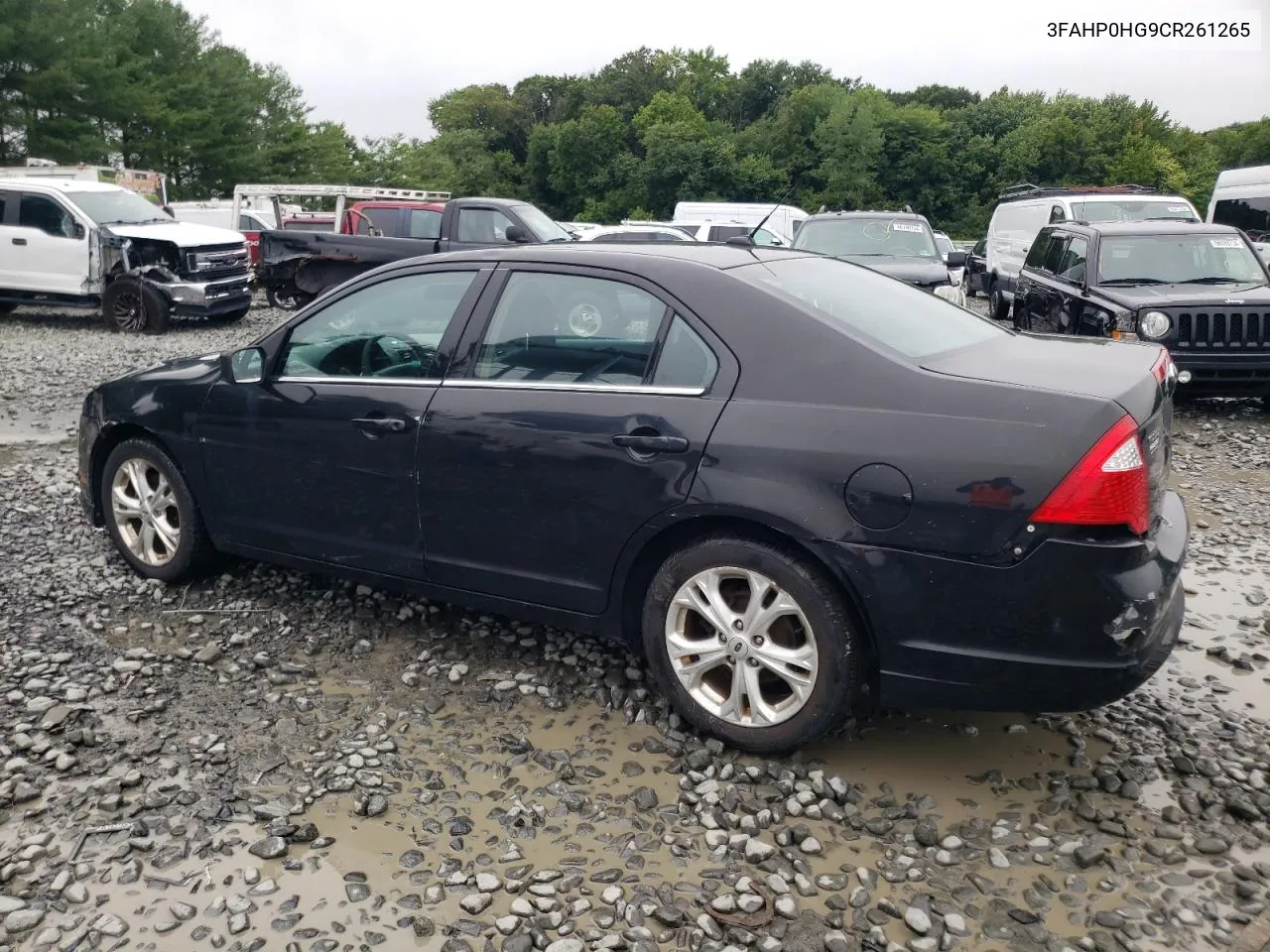 2012 Ford Fusion Se VIN: 3FAHP0HG9CR261265 Lot: 66000564