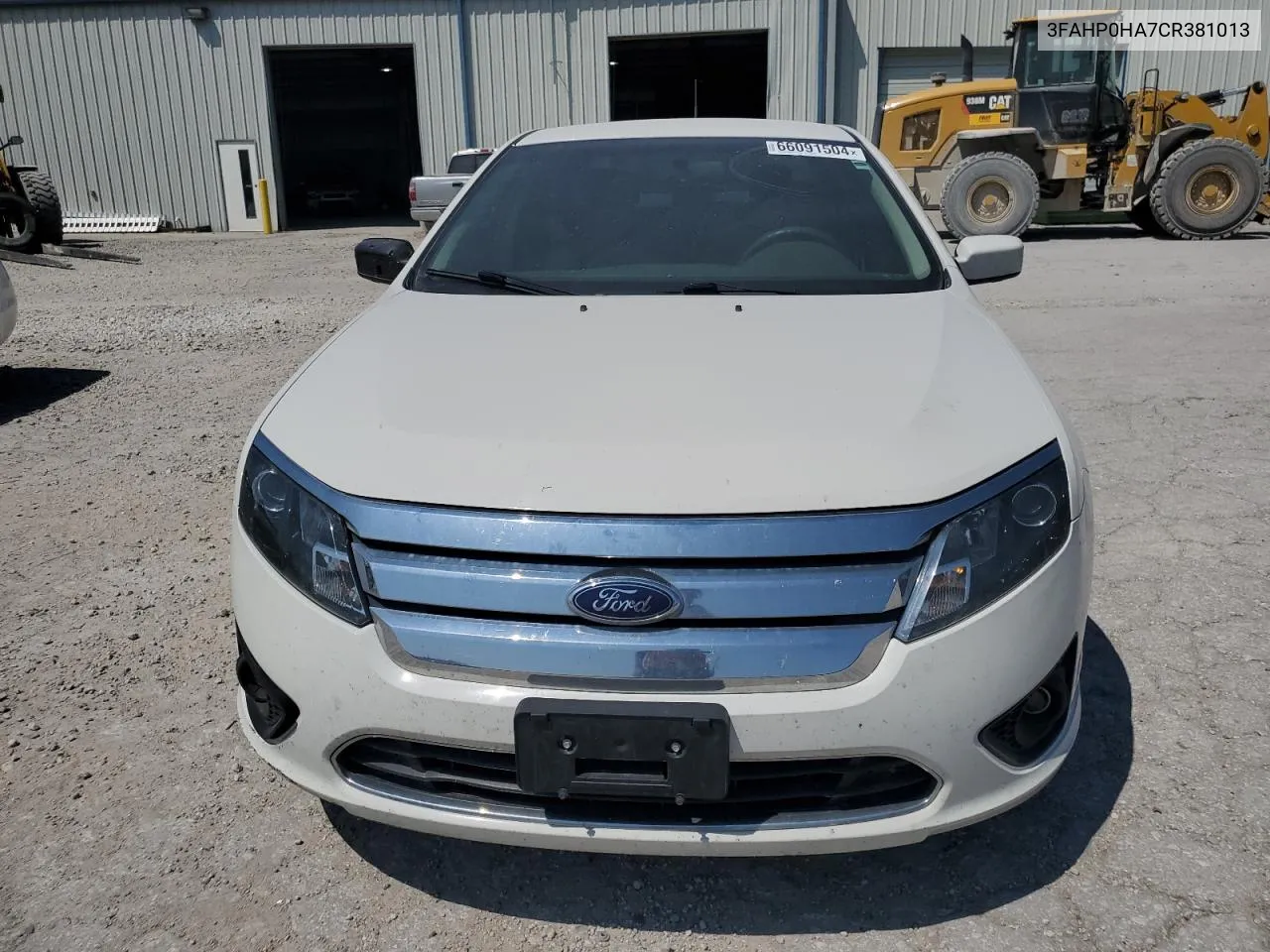 2012 Ford Fusion Se VIN: 3FAHP0HA7CR381013 Lot: 66091504