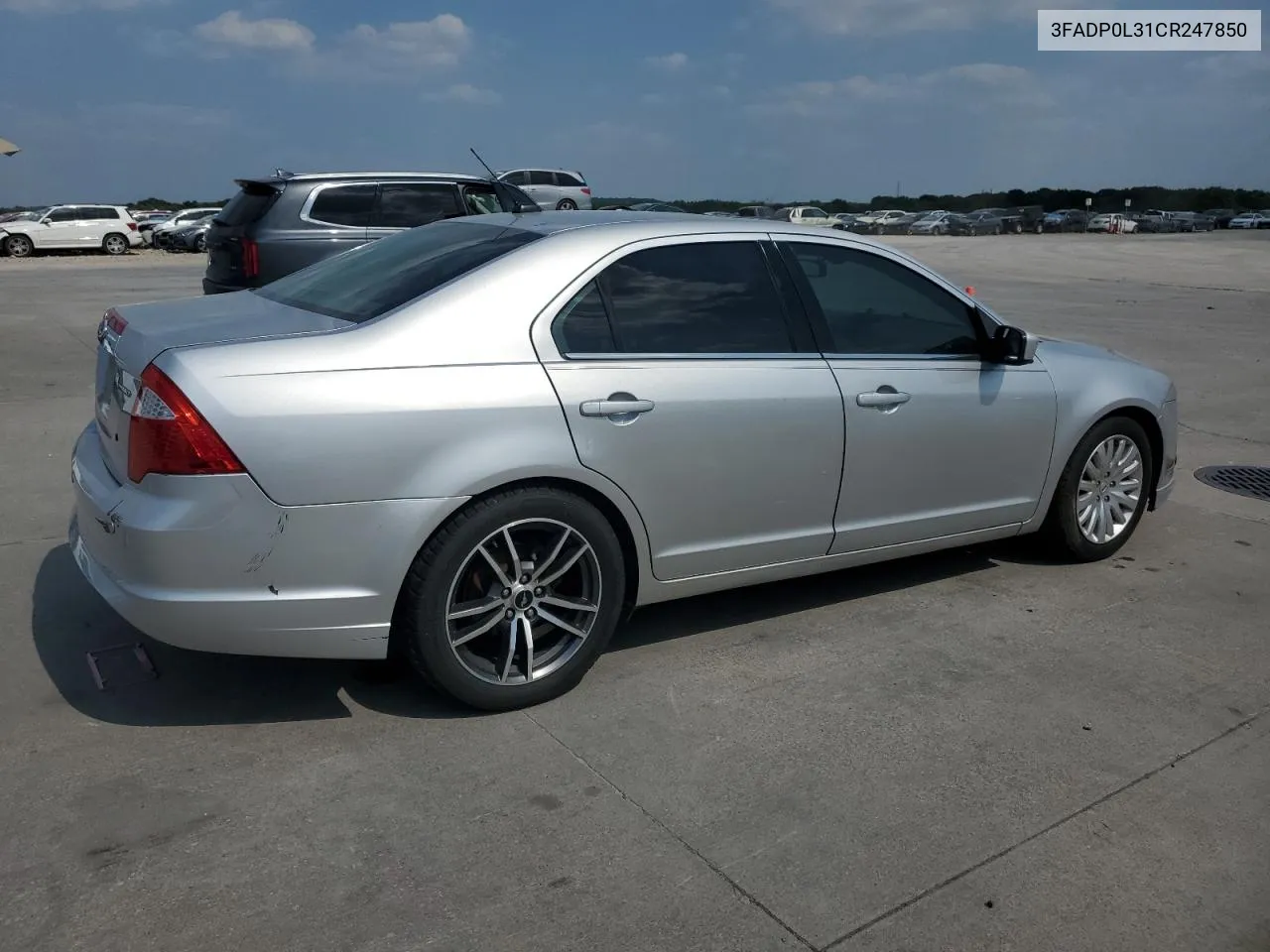 2012 Ford Fusion Hybrid VIN: 3FADP0L31CR247850 Lot: 66189594