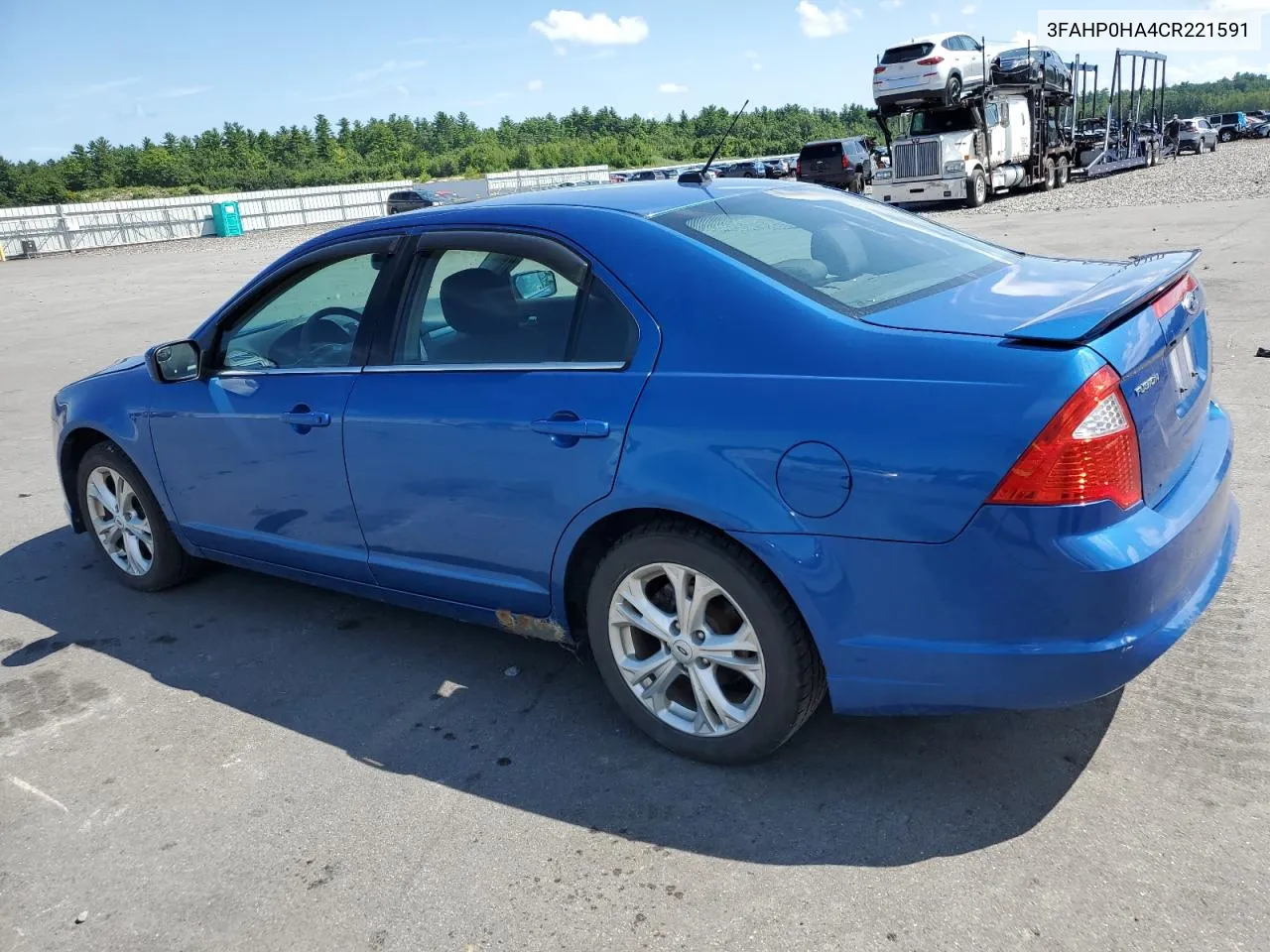 2012 Ford Fusion Se VIN: 3FAHP0HA4CR221591 Lot: 66246924