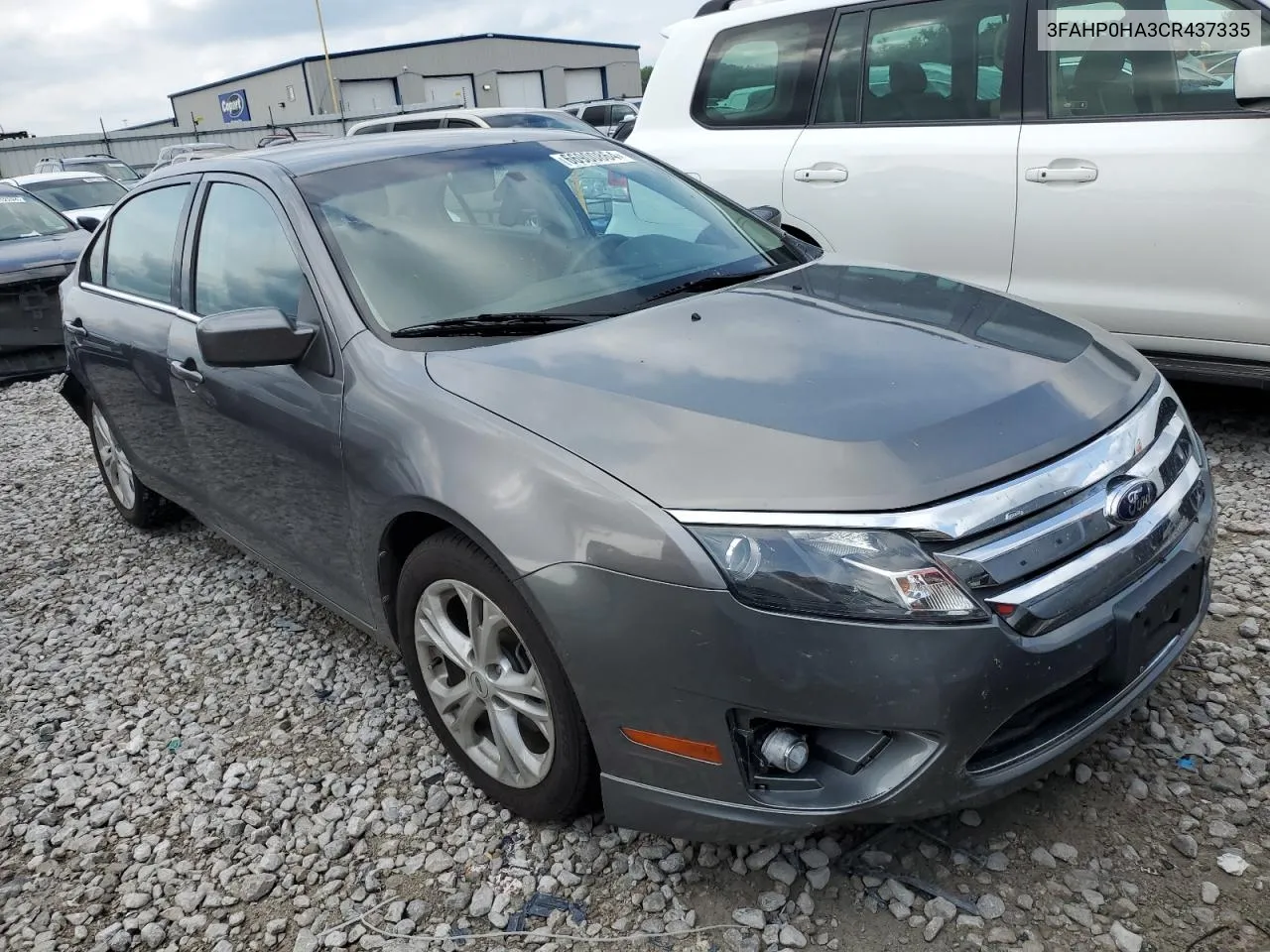 3FAHP0HA3CR437335 2012 Ford Fusion Se