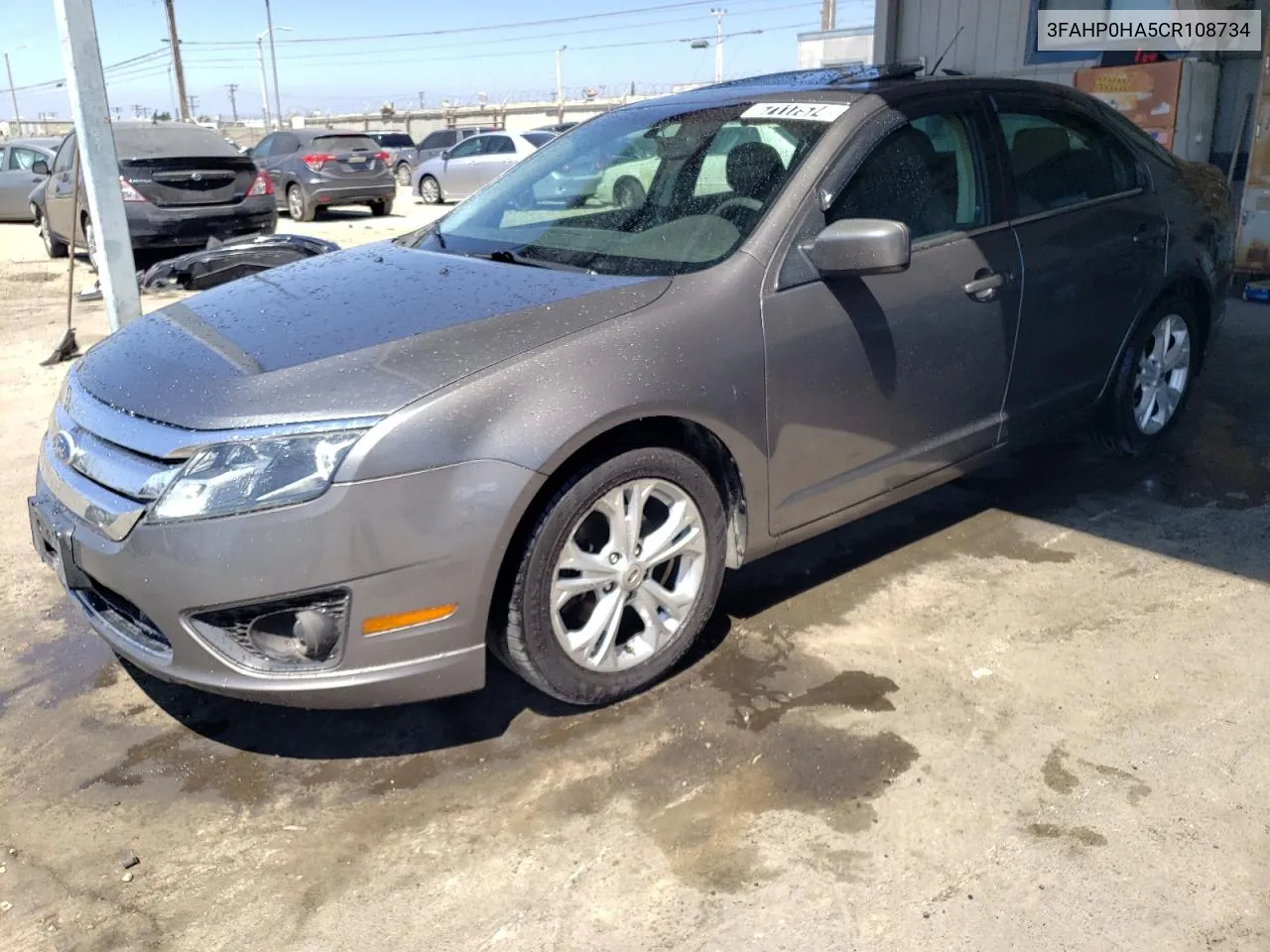 2012 Ford Fusion Se VIN: 3FAHP0HA5CR108734 Lot: 67117574