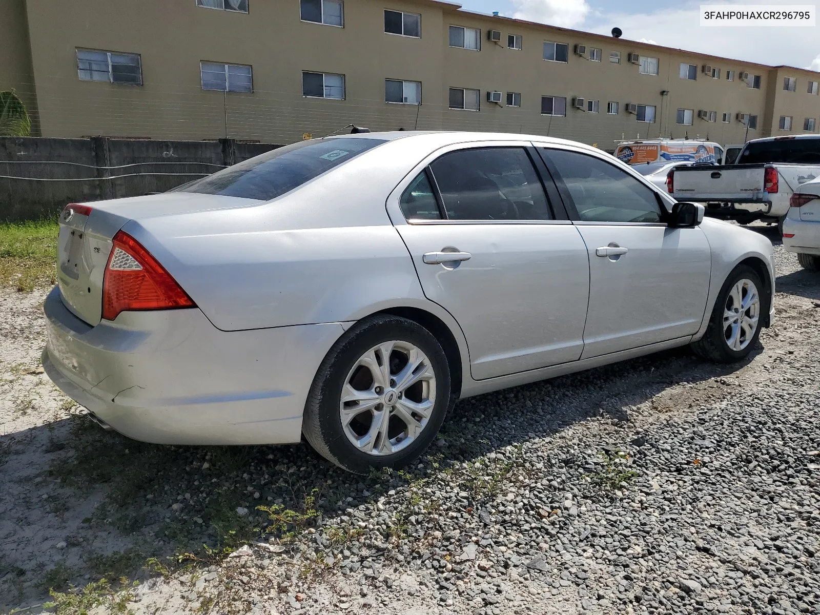 2012 Ford Fusion Se VIN: 3FAHP0HAXCR296795 Lot: 67243704