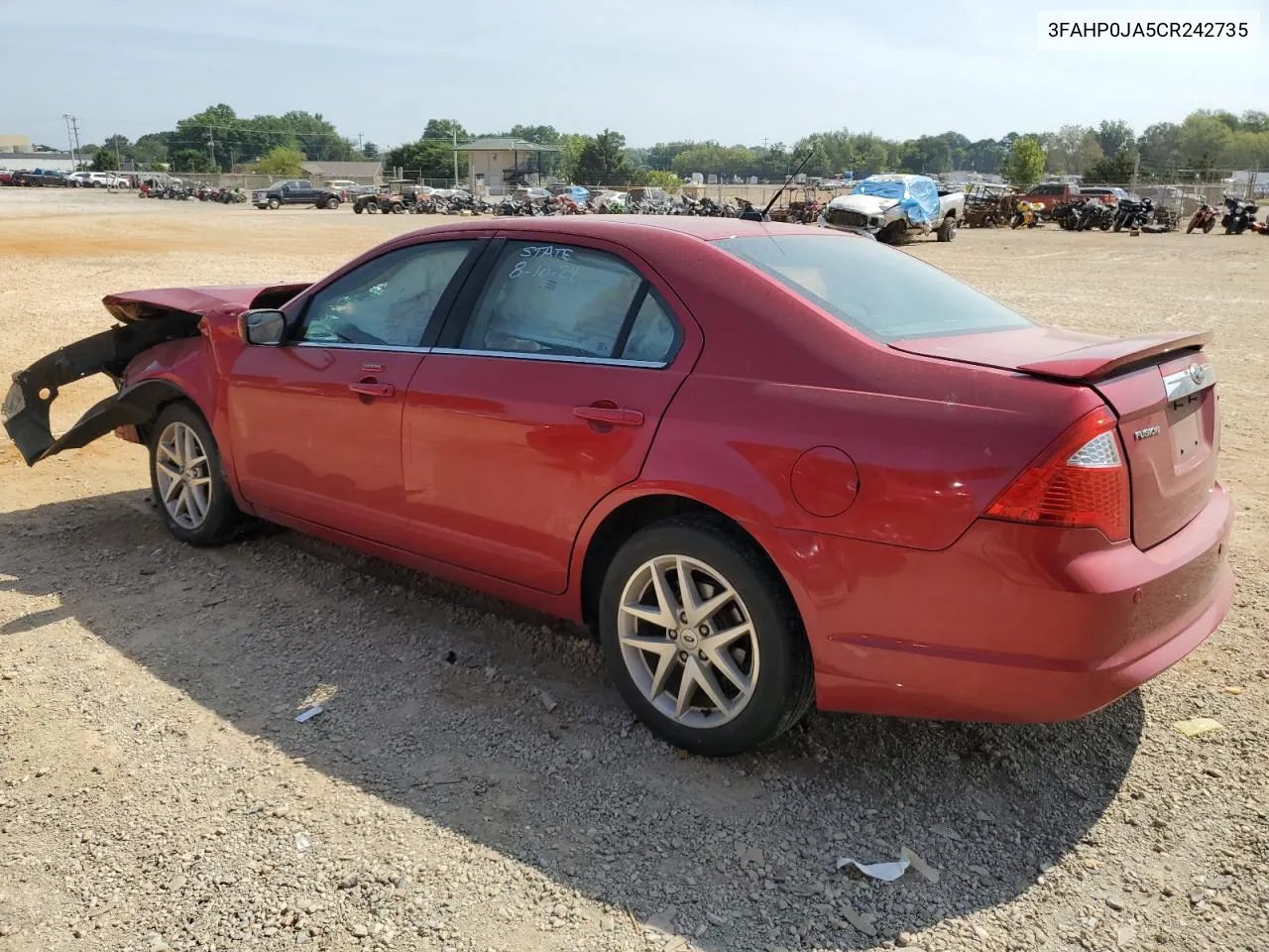 2012 Ford Fusion Sel VIN: 3FAHP0JA5CR242735 Lot: 67600764