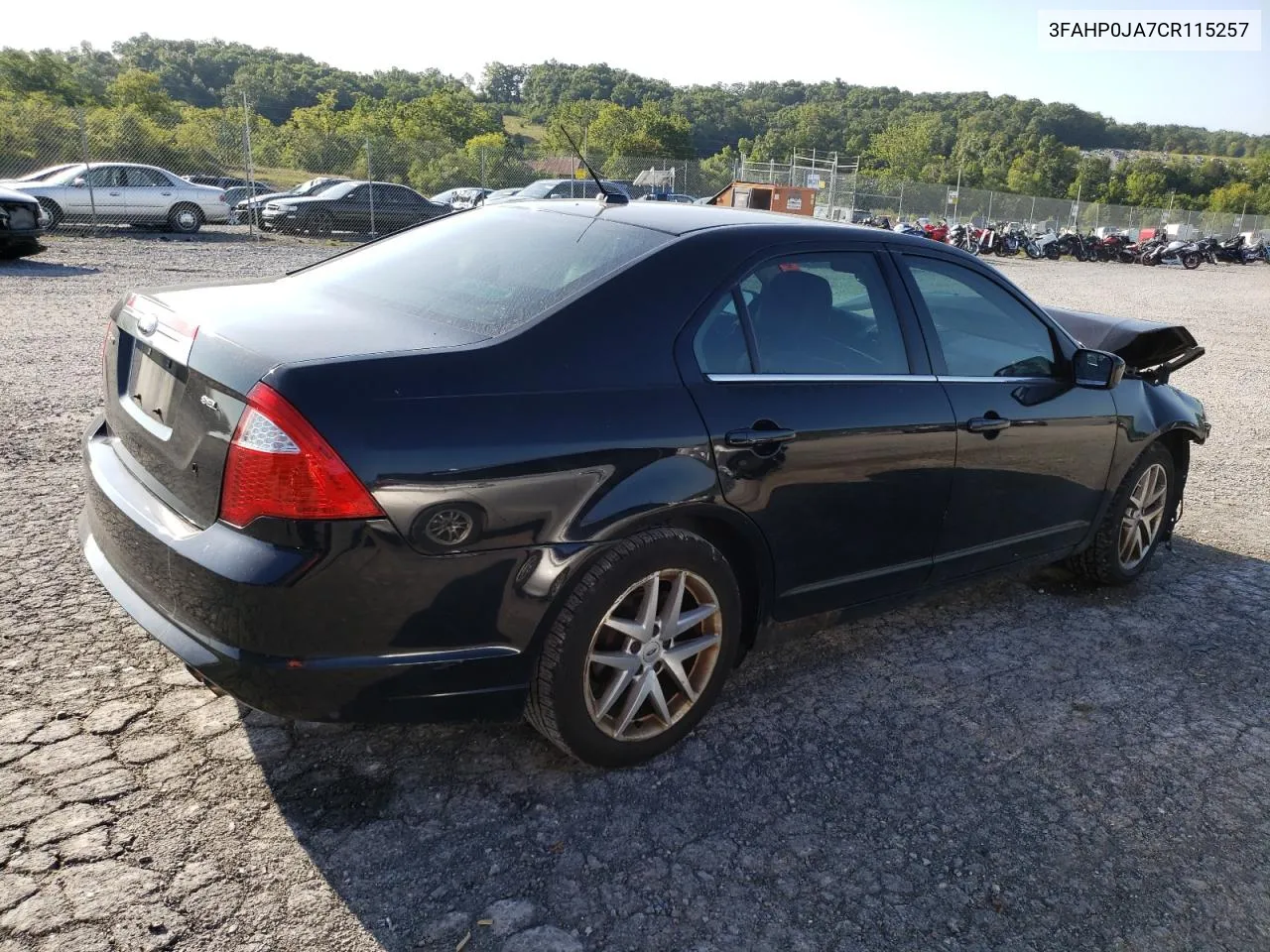 2012 Ford Fusion Sel VIN: 3FAHP0JA7CR115257 Lot: 67609814