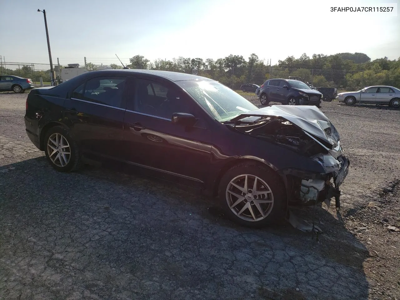 2012 Ford Fusion Sel VIN: 3FAHP0JA7CR115257 Lot: 67609814