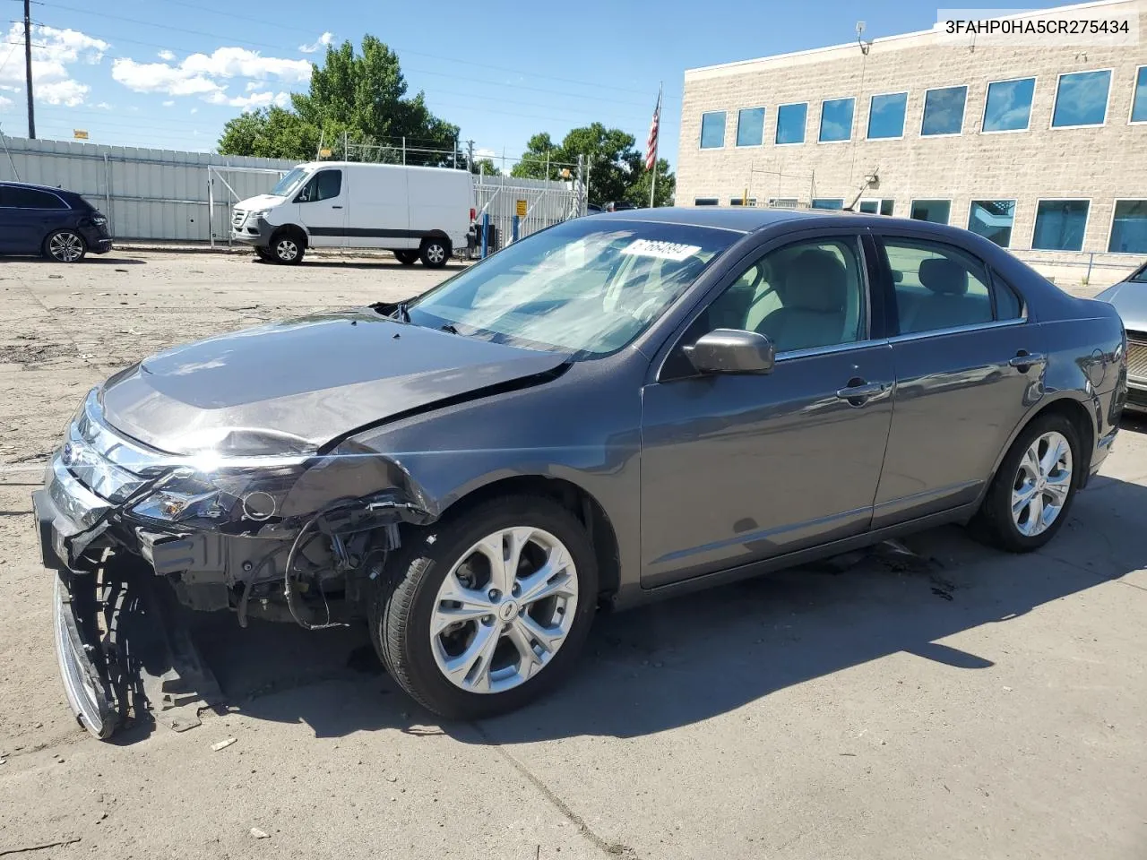 2012 Ford Fusion Se VIN: 3FAHP0HA5CR275434 Lot: 67664894