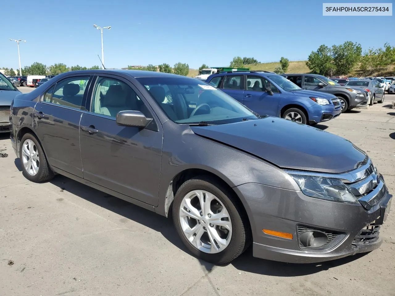 2012 Ford Fusion Se VIN: 3FAHP0HA5CR275434 Lot: 67664894