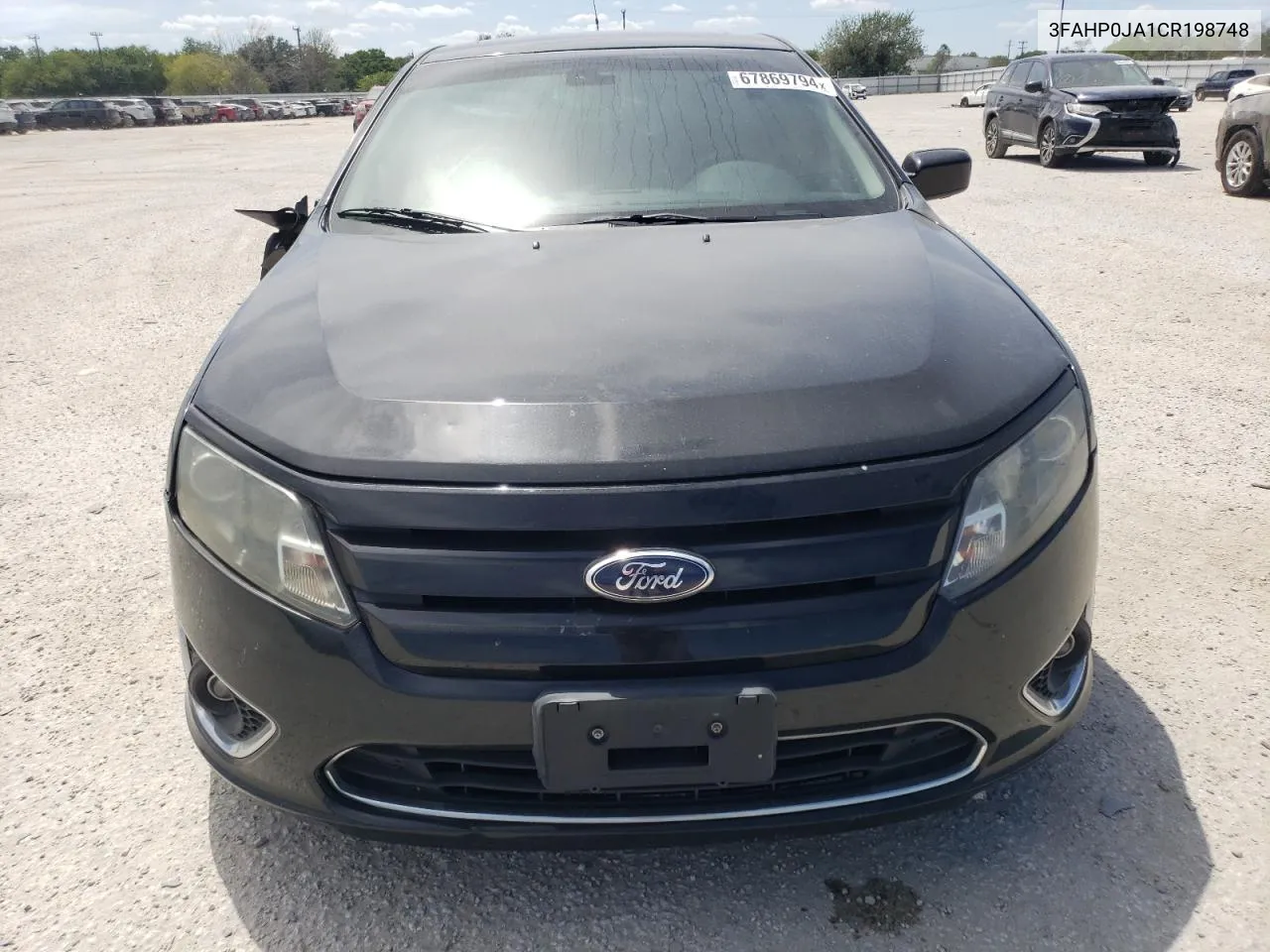 2012 Ford Fusion Sel VIN: 3FAHP0JA1CR198748 Lot: 67869794