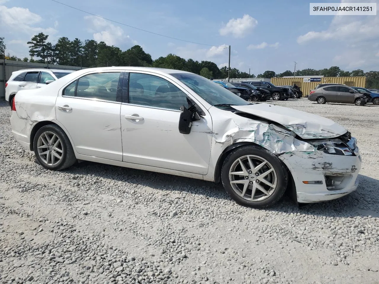 2012 Ford Fusion Sel VIN: 3FAHP0JA4CR141251 Lot: 67932414