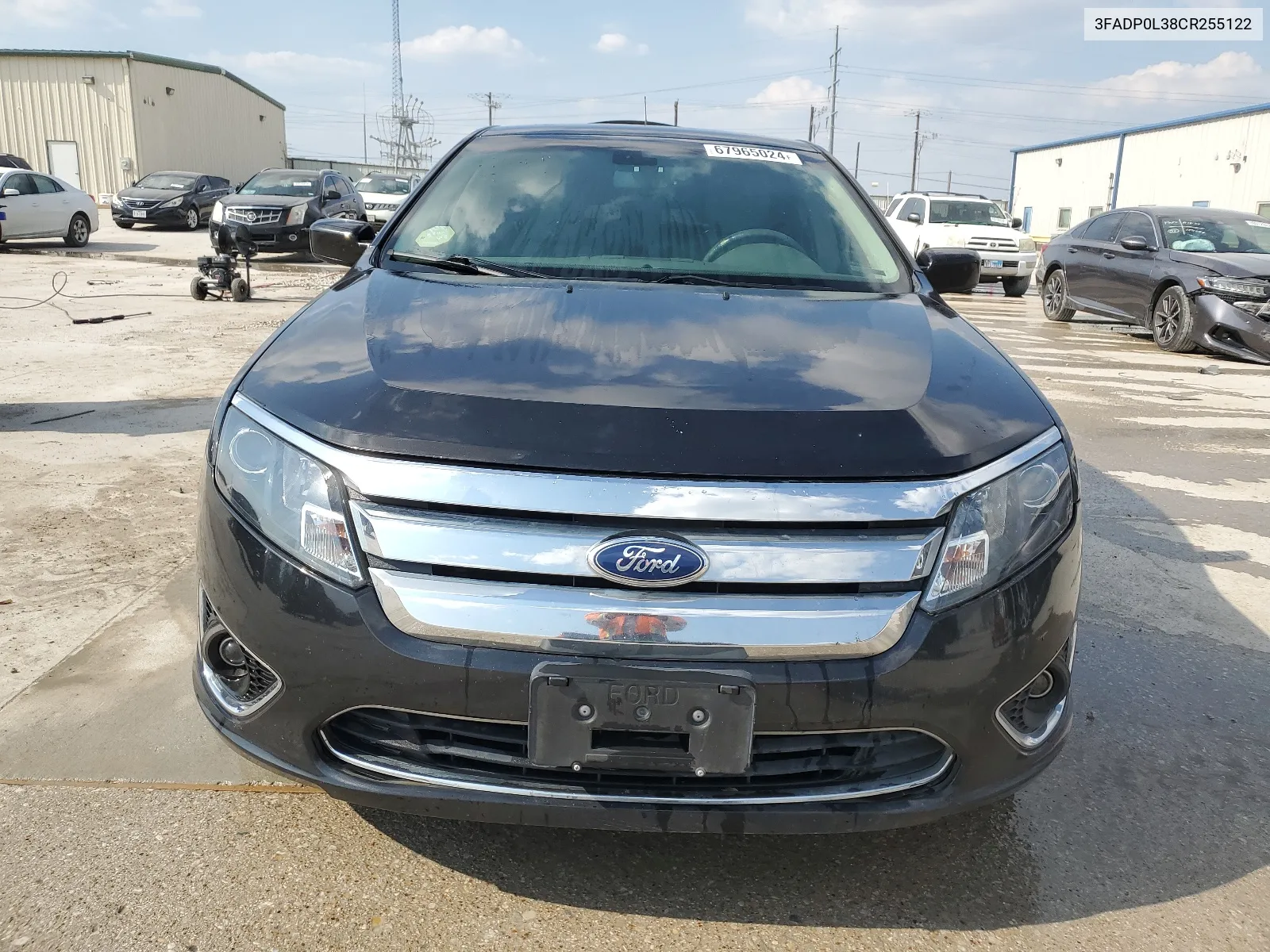 2012 Ford Fusion Hybrid VIN: 3FADP0L38CR255122 Lot: 67965024