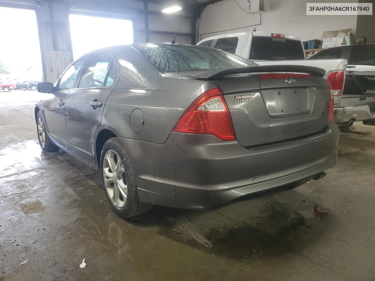 2012 Ford Fusion Se VIN: 3FAHP0HA6CR167940 Lot: 68005004